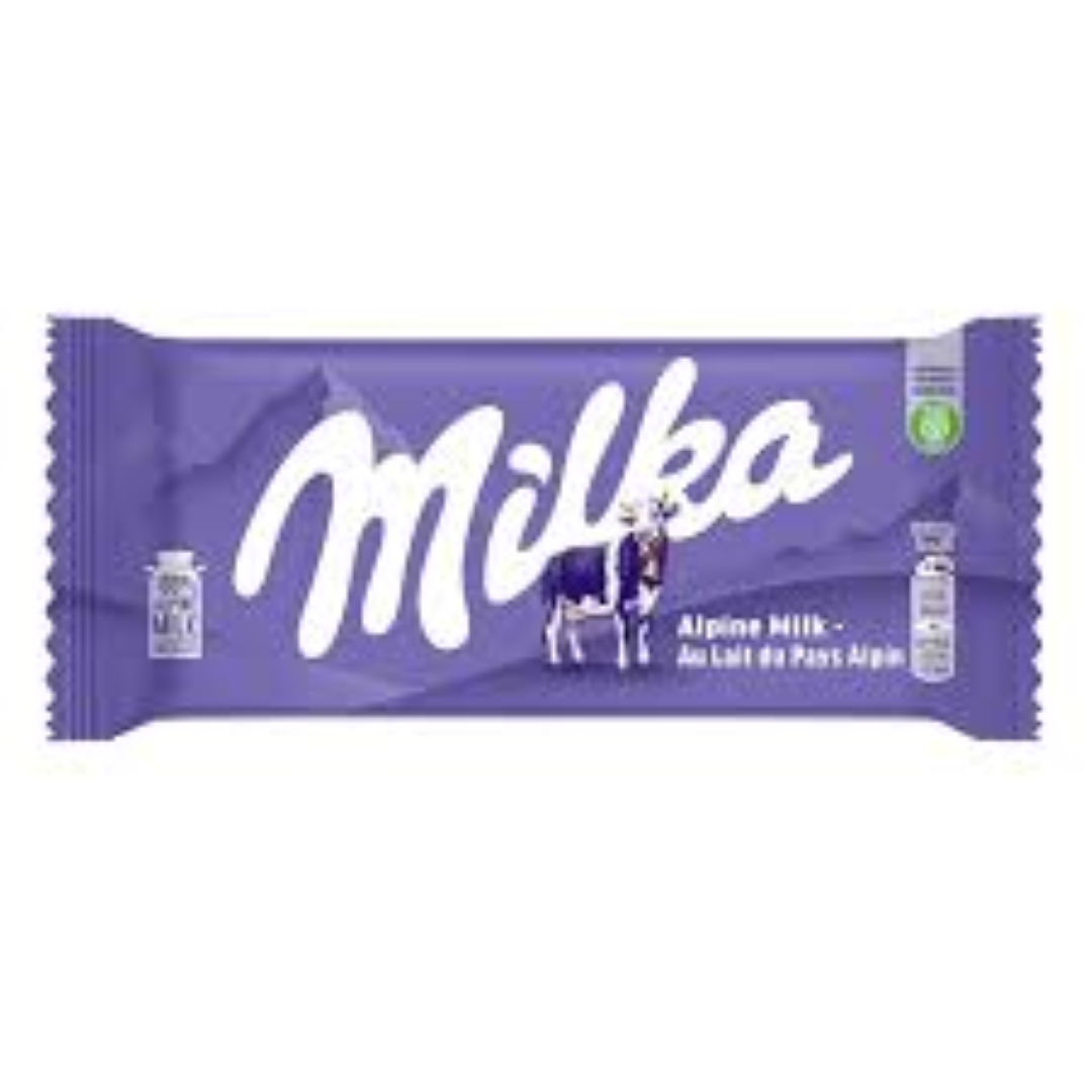 MILKA ALPINE MILK CHOCOLATE 100G
